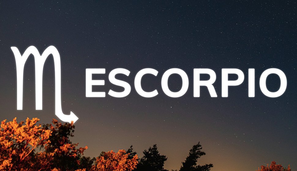 El signo de Escorpio va del 23 de octubre al 22 de noviembre.