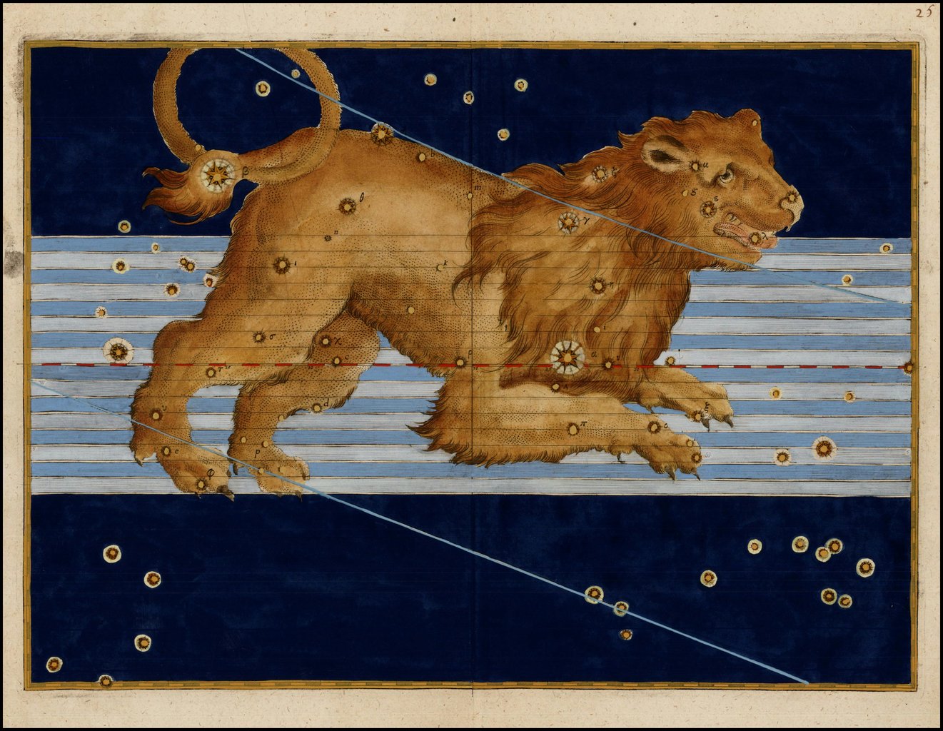 El signo de Leo de Johann Bayer.