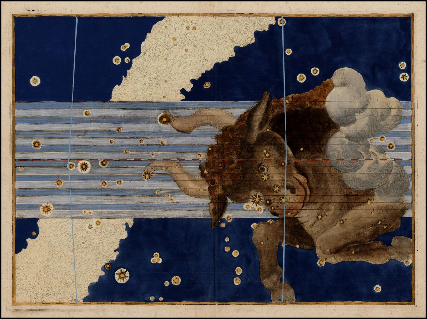 El signo de Tauro de Johann Bayer.