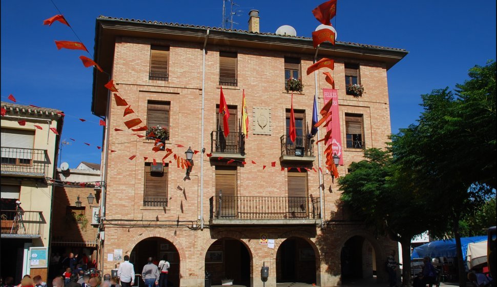 Ayuntamiento viejo, Marcilla, Navarra, España