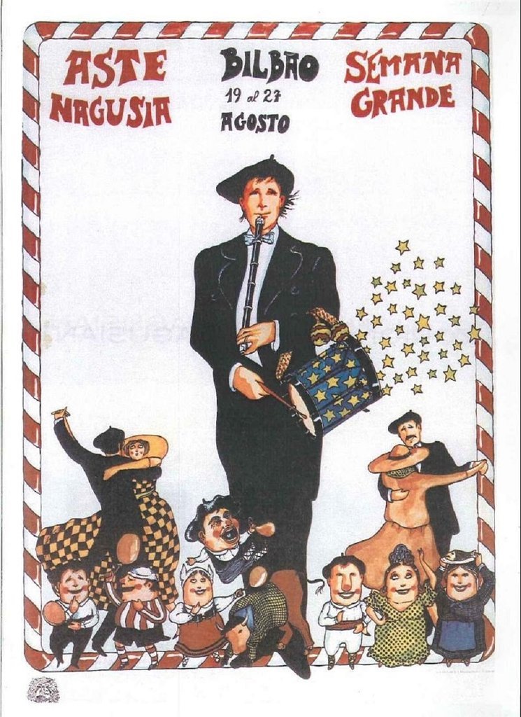 El primer cartel de la Aste Nagusia, 1978