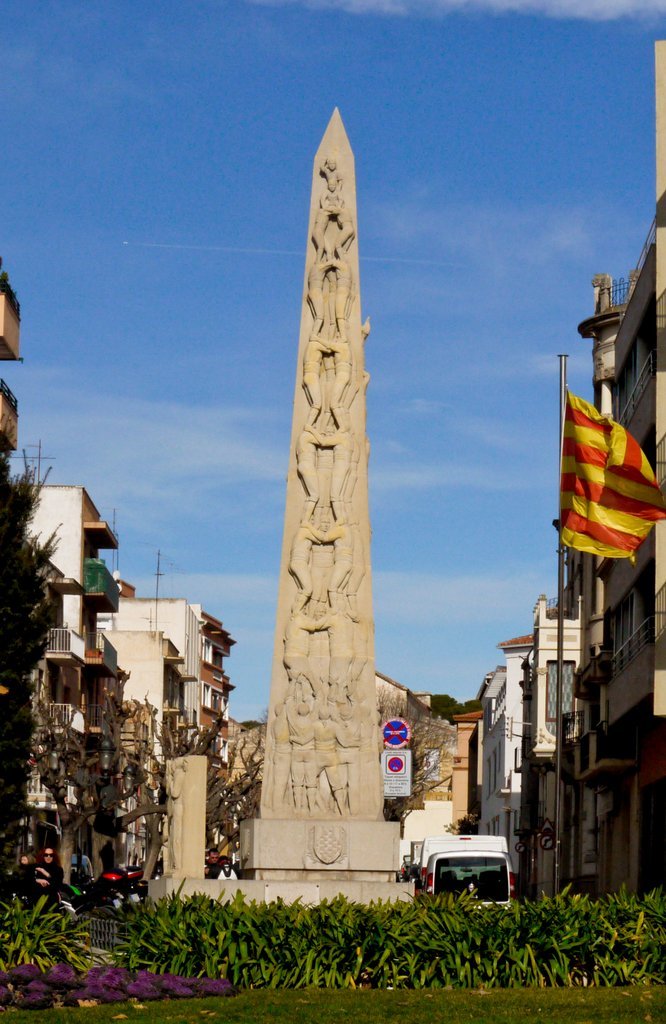 Monumento al Castell, en Valls.