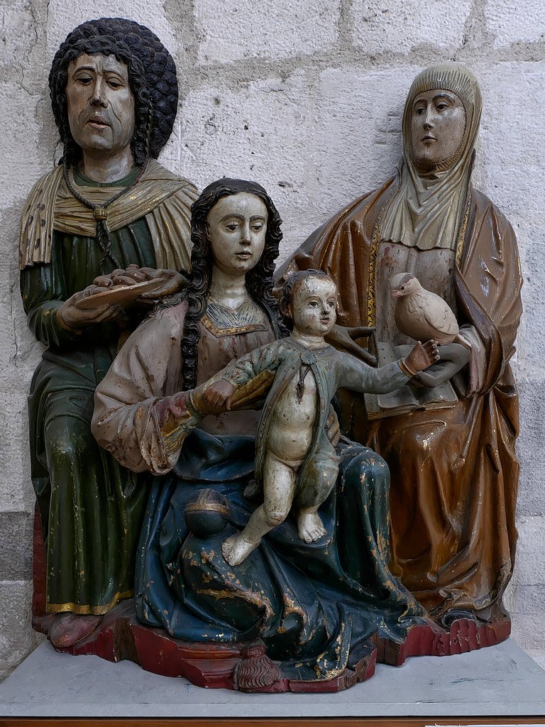 San Joaquín y Santa Ana con la Virgen y el Niño, del Maestro de San Pablo de la Moraleja