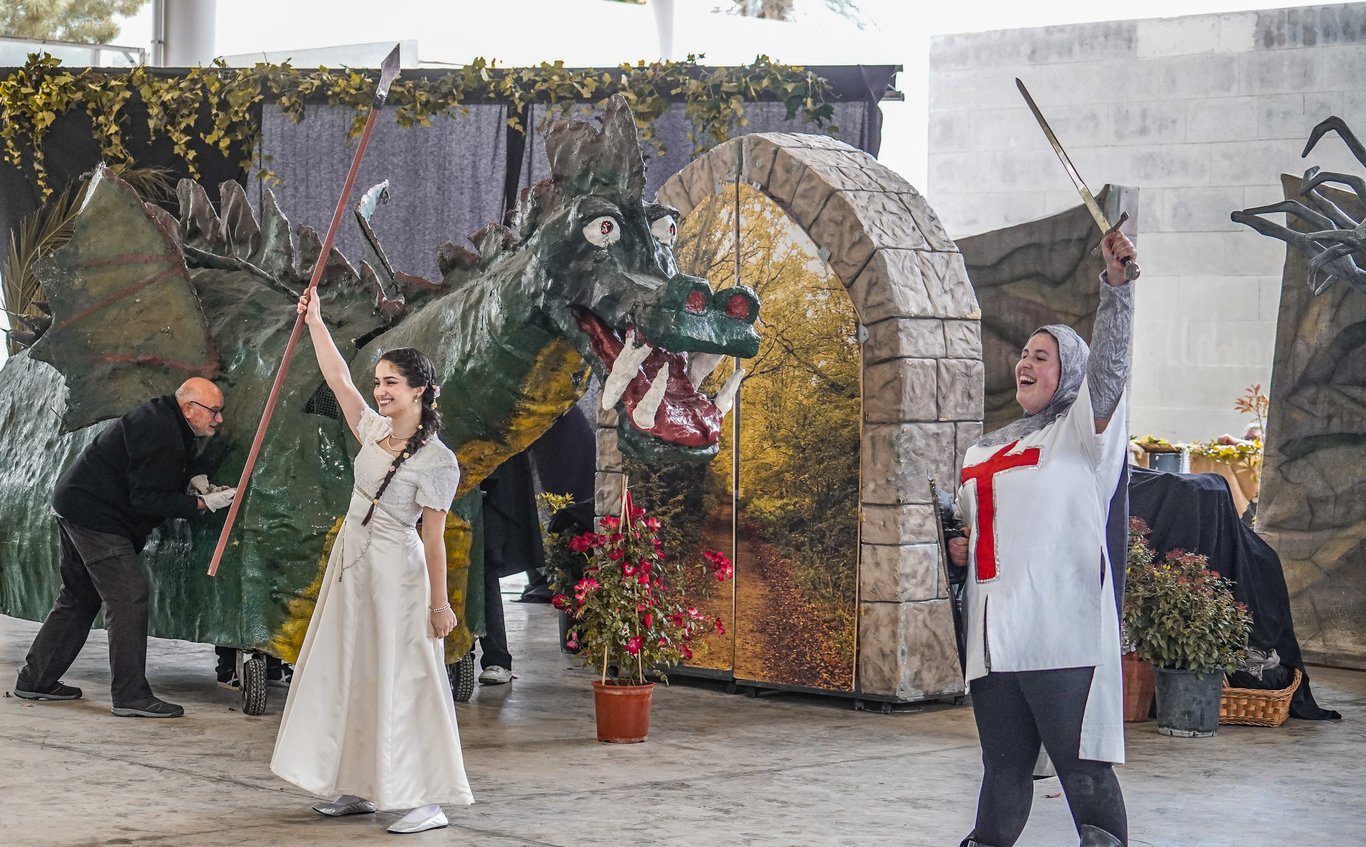 Representació de La Llegenda de Sant Jordi.