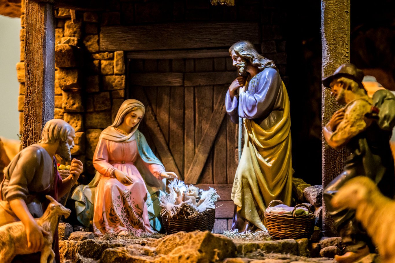 Belén monumental del Antiguo Instituto. Gijón. Navidad