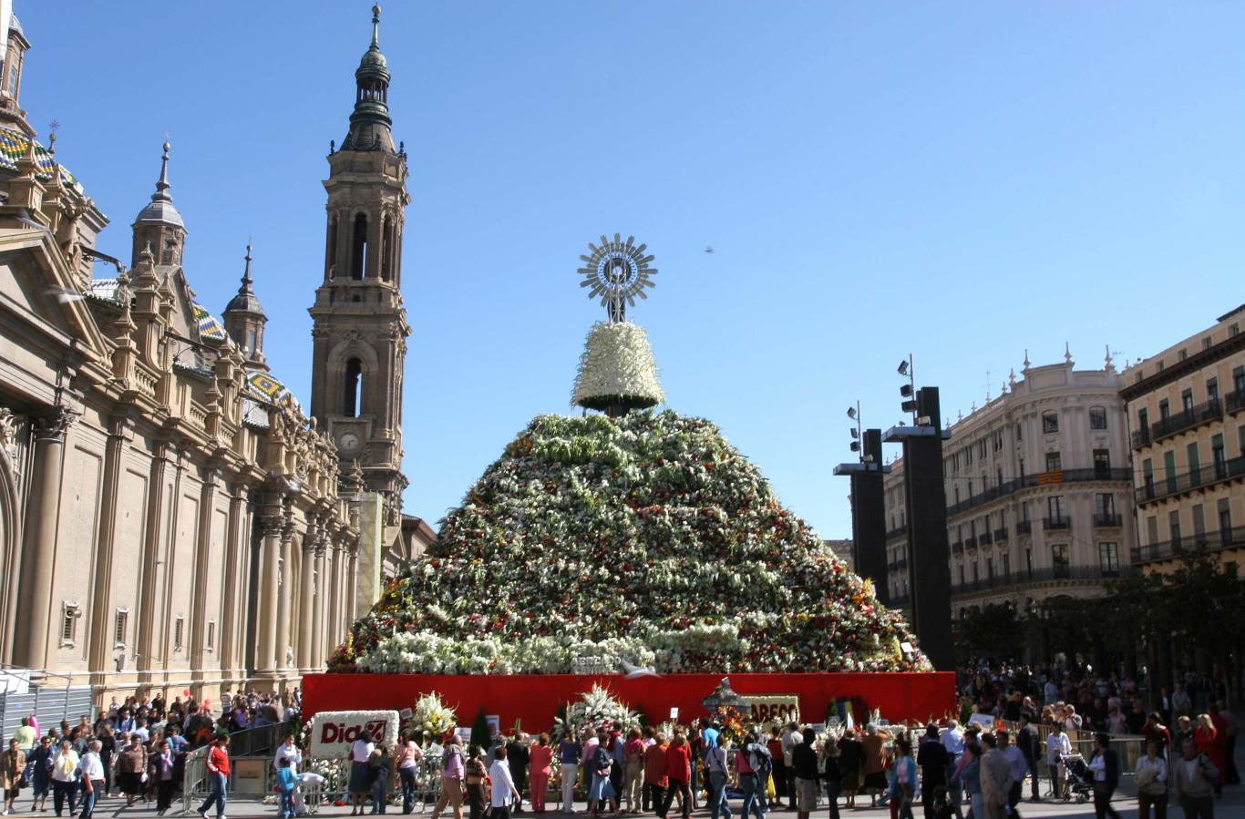 Ofrenda de Flores, Fiestas del Pilar, Zaragoza