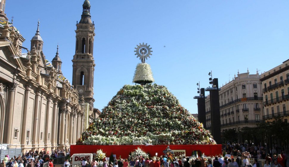 Ofrenda de Flores, Fiestas del Pilar, Zaragoza