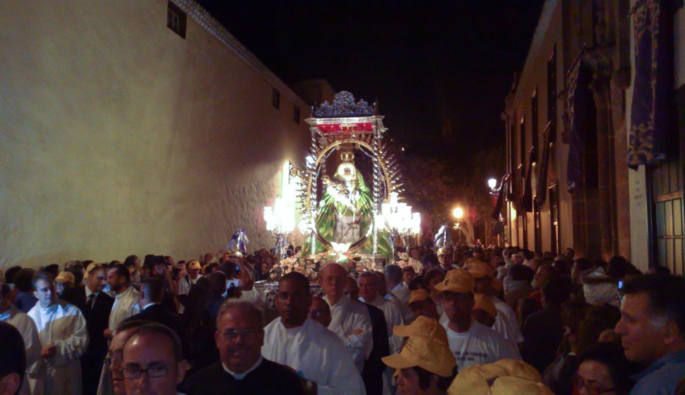 Virgen de Candelaria en la calle de la Carrera, Tenerife