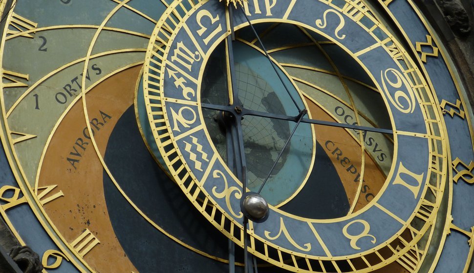 Reloj astronómico del centro histórico de Praga.