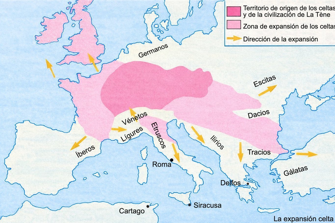 A comienzos del siglo II a. C., los romanos conquistaron la provincia de la Narbonense y así puede trazarse un mapa detallado de la Galia antes de que César la invadiera.