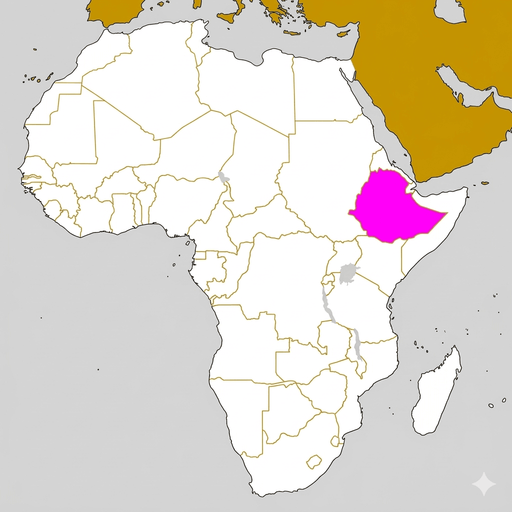 Etiopía: localización in Africa