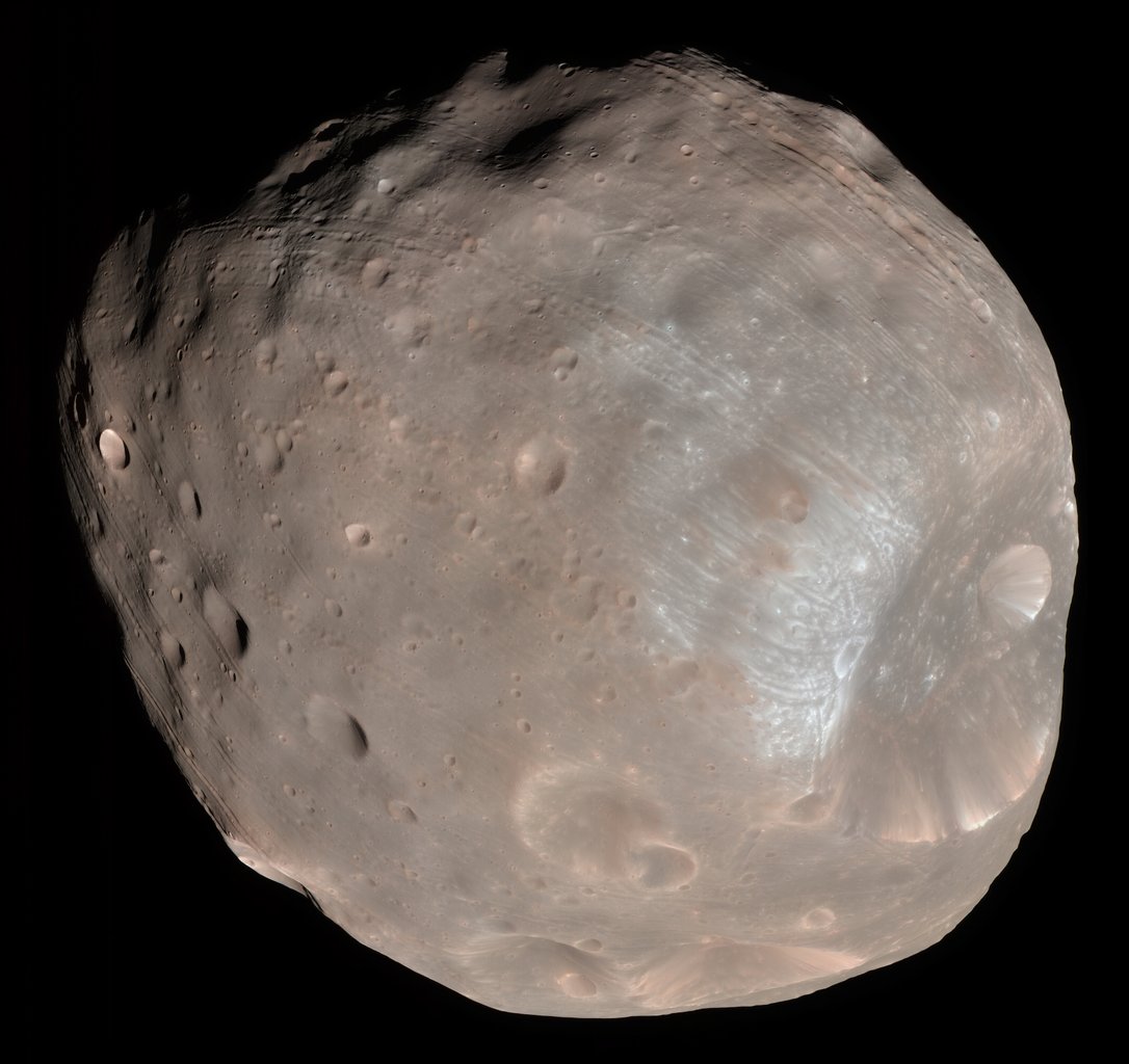 Fotografía en color del 2008 tomada da la missione Mars Reconnaissance Orbiter