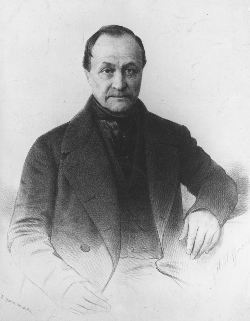 Auguste Comte (1798-1857), litografía del 1851 tomado de un dagherrotipo del 1849