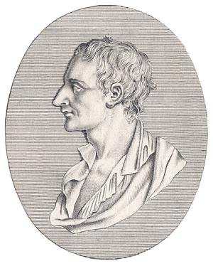 Retrato de Sylvain Maréchal, tratto dal suo libro pubblicato en el 1807 (postumo), De la vertu