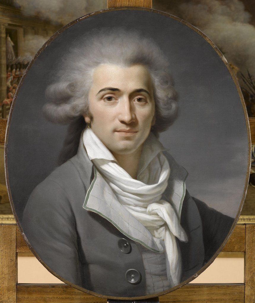Philippe-François-Nazairey Fabrey d'Églantine, óleo sobre lienzo, aproximadamente 1790-1794