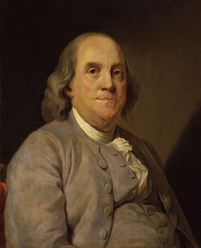 Benjamin Franklin (1706-1790), di Joseph-Siffreyin Duplessis, 1783