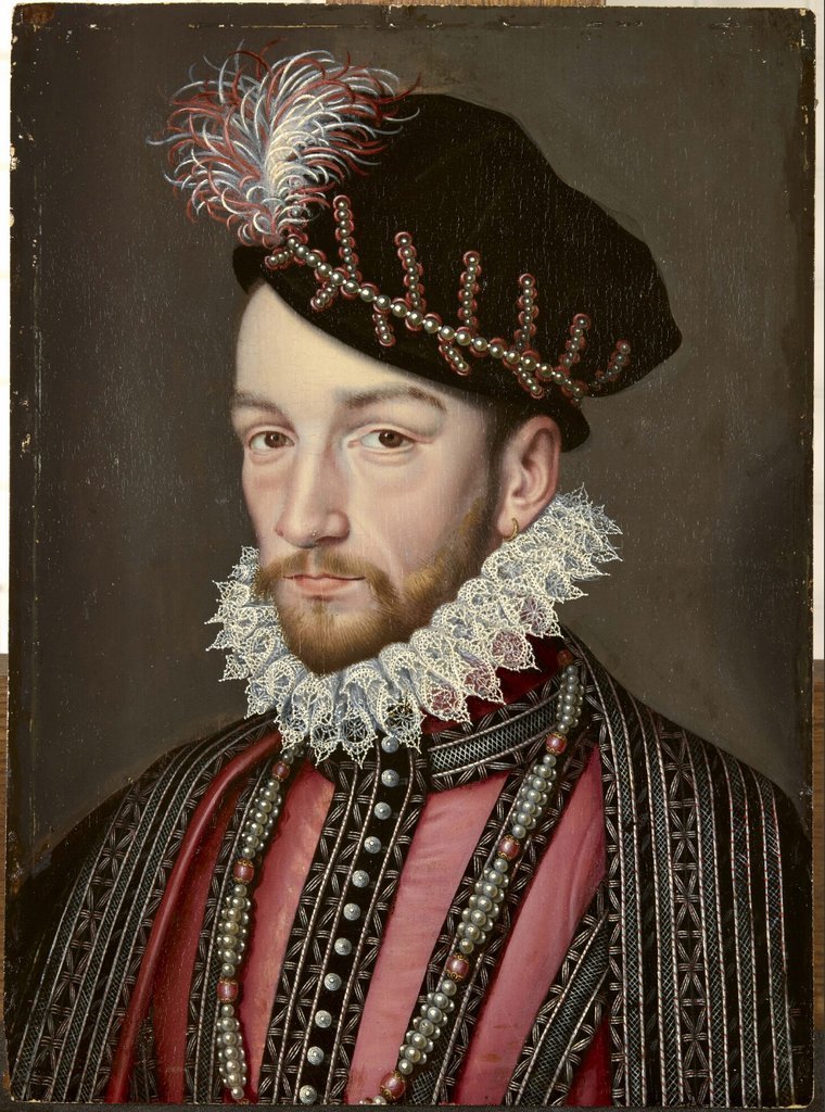 Carlo IX, rey di Francia (1550-1574), da François Clouet, detto Janet