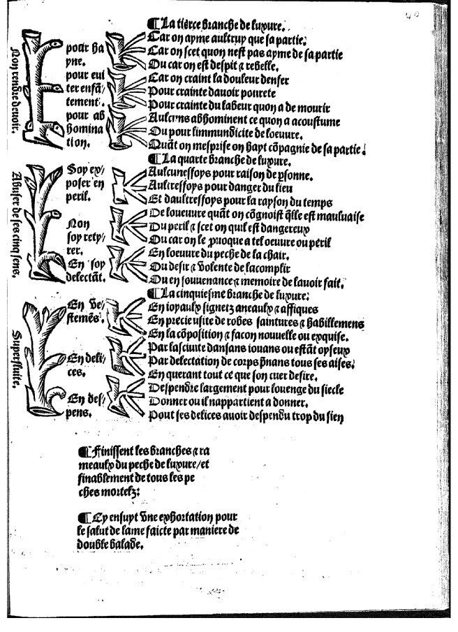Pagina de la Arbrey des vices