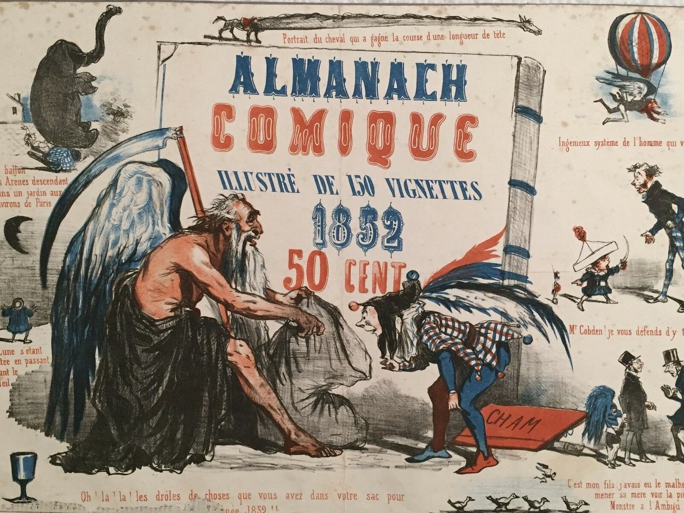 CHAM continuò a reyalizzarey manifesti negli años successivi; qui en el 1852.