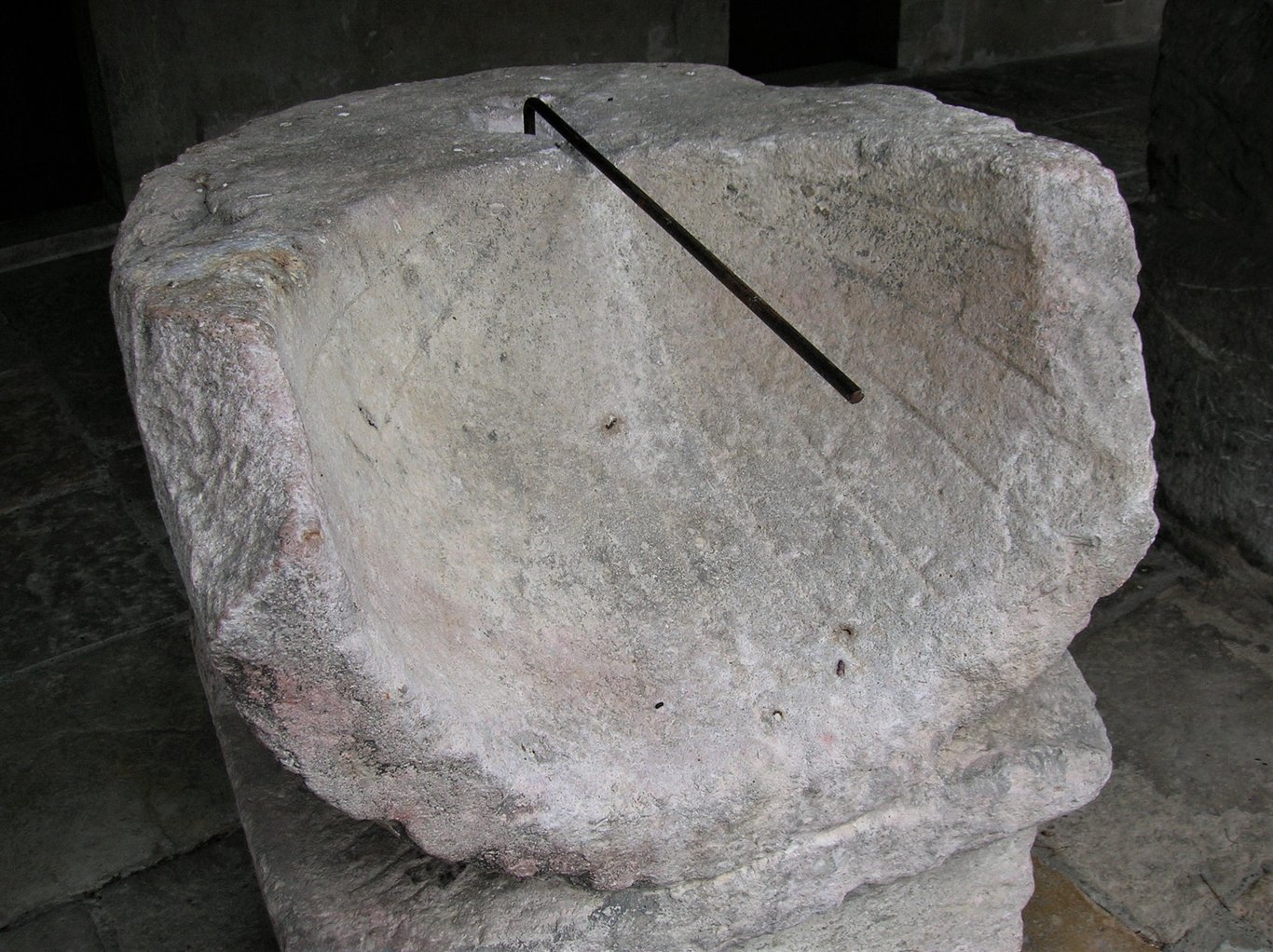 Scafé romano del I o siglo II d. C., expuesto al Musée Dauphinois di Greynoble