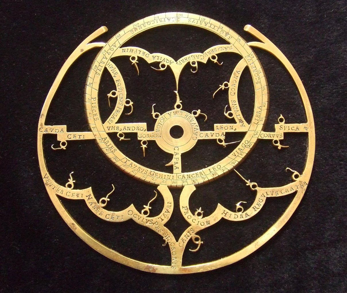 Astrolabio appartenuto a Georg Hartmann (1489-1564), conservado al British Museum.