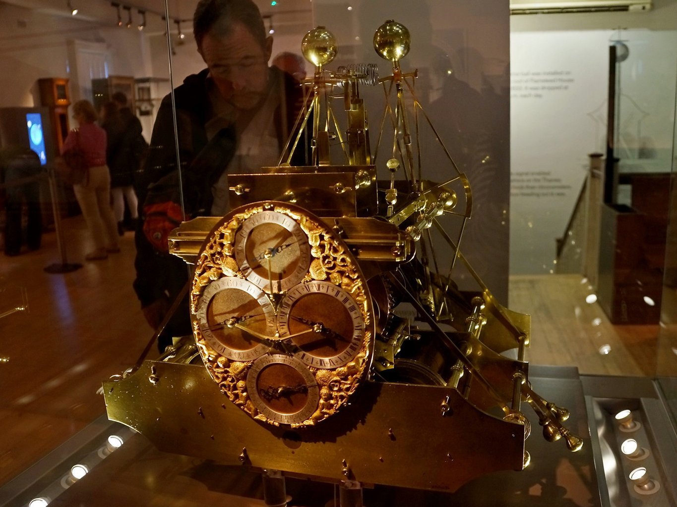 El reloj H-1 en el museo del observatorio de Greenwich