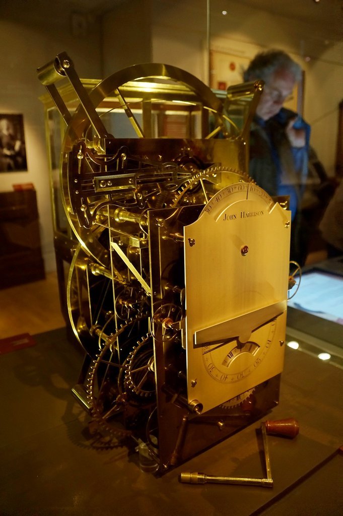 El reloj H-3 en el museo del observatorio de Greenwich