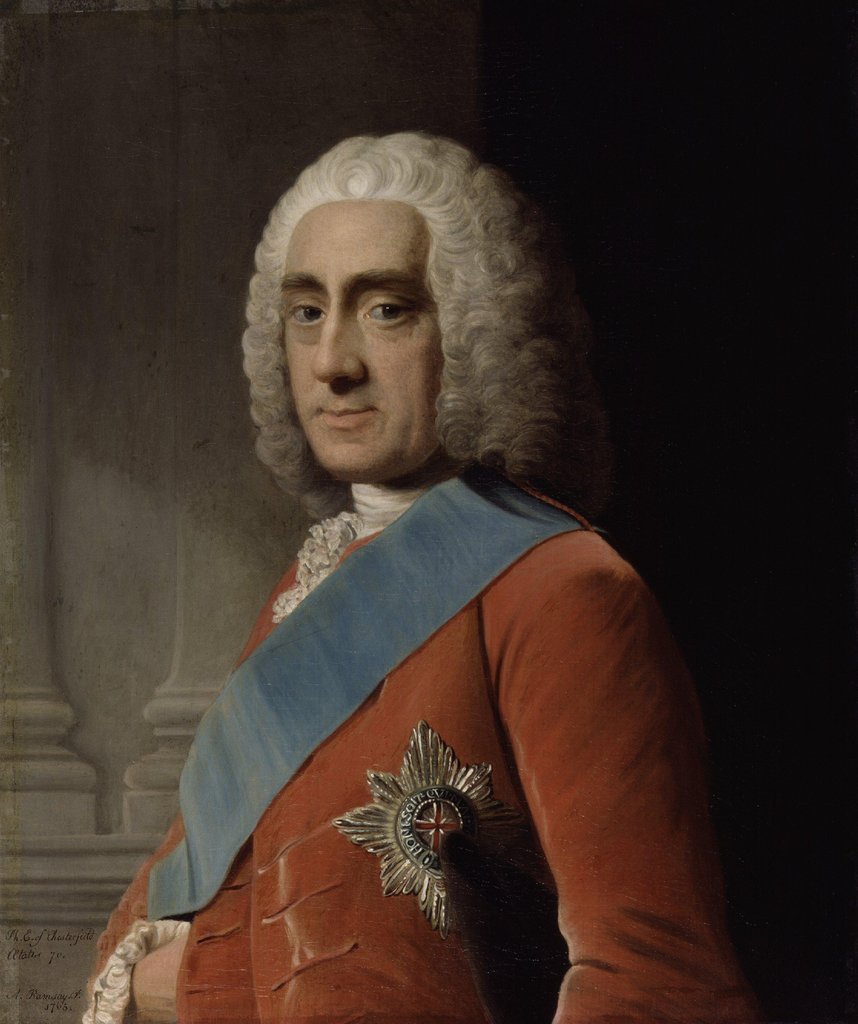 Philip Dormer Stanhope, 4º conte di Chesterfield (1694-1773), scrittorey e uomo di Stato inglese, celebrey per la brillante corrispondenza intrattenuta con suo hijo.